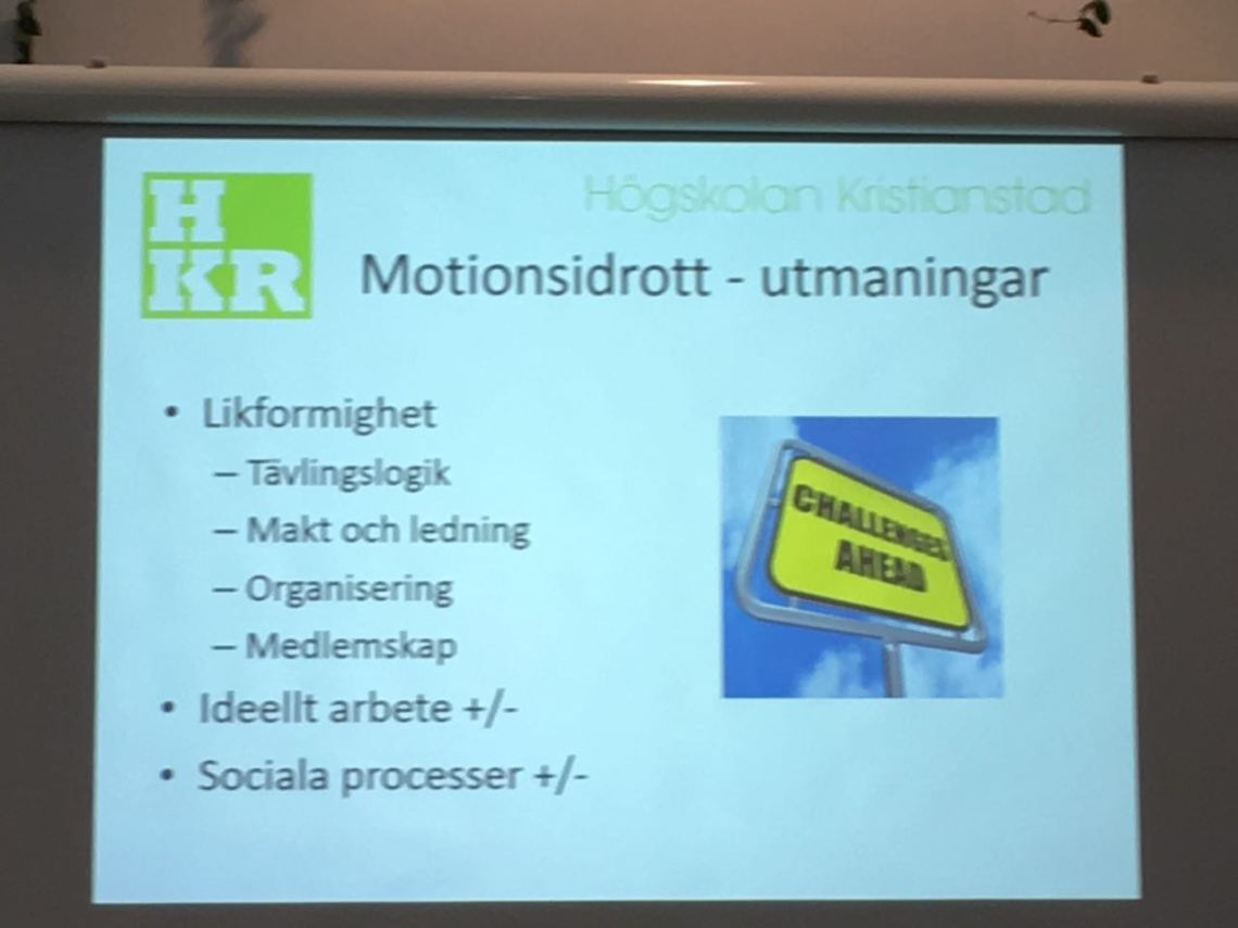 Motionsidrott utmaningar